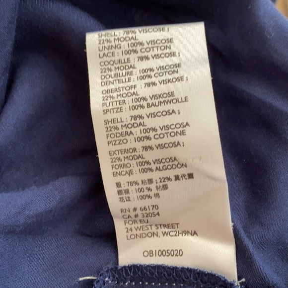 Free People | My Love Navy Floral Gauze Mini Dress - Picture 14 of 15